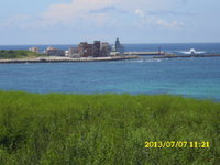 a view toward the harbor